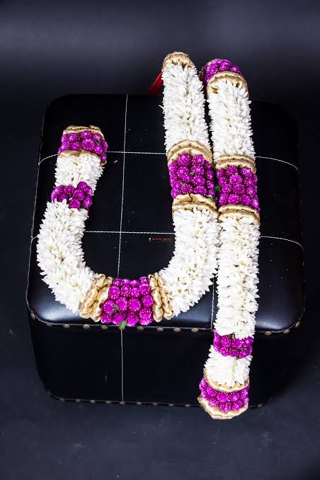 Handcrafted flower garlands